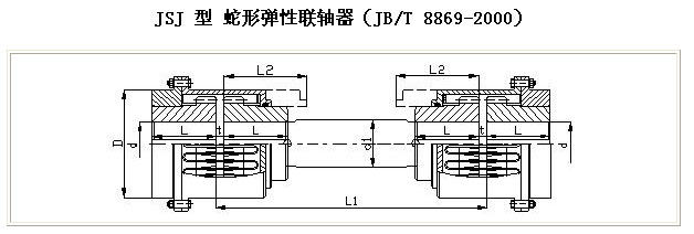 JSJ型接中間軸型聯(lián)軸器